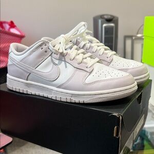 Nike White Low-Top Sneakers